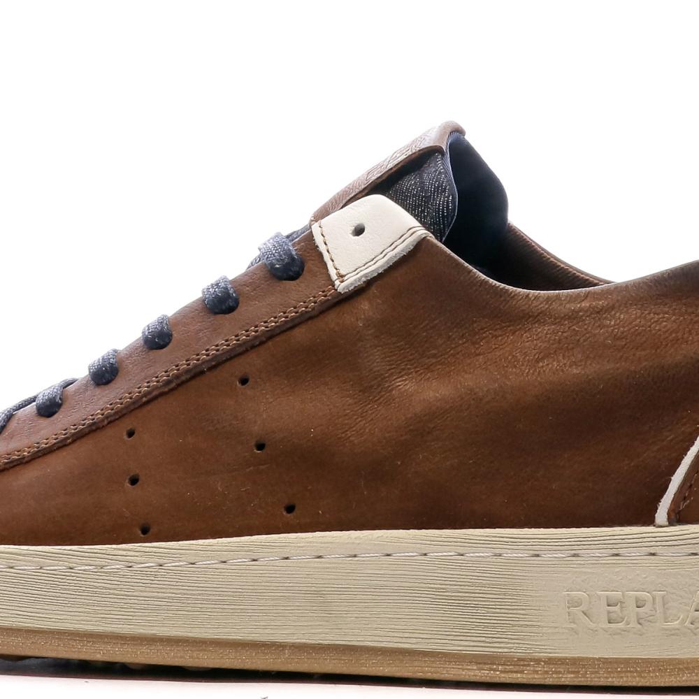 Baskets Marron Homme Replay city vue 7