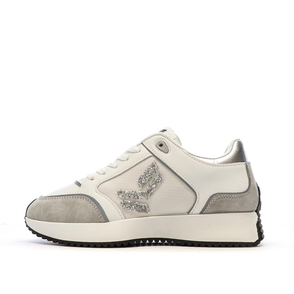 Baskets Blanches/Grises Femme Kaporal Rayonne pas cher
