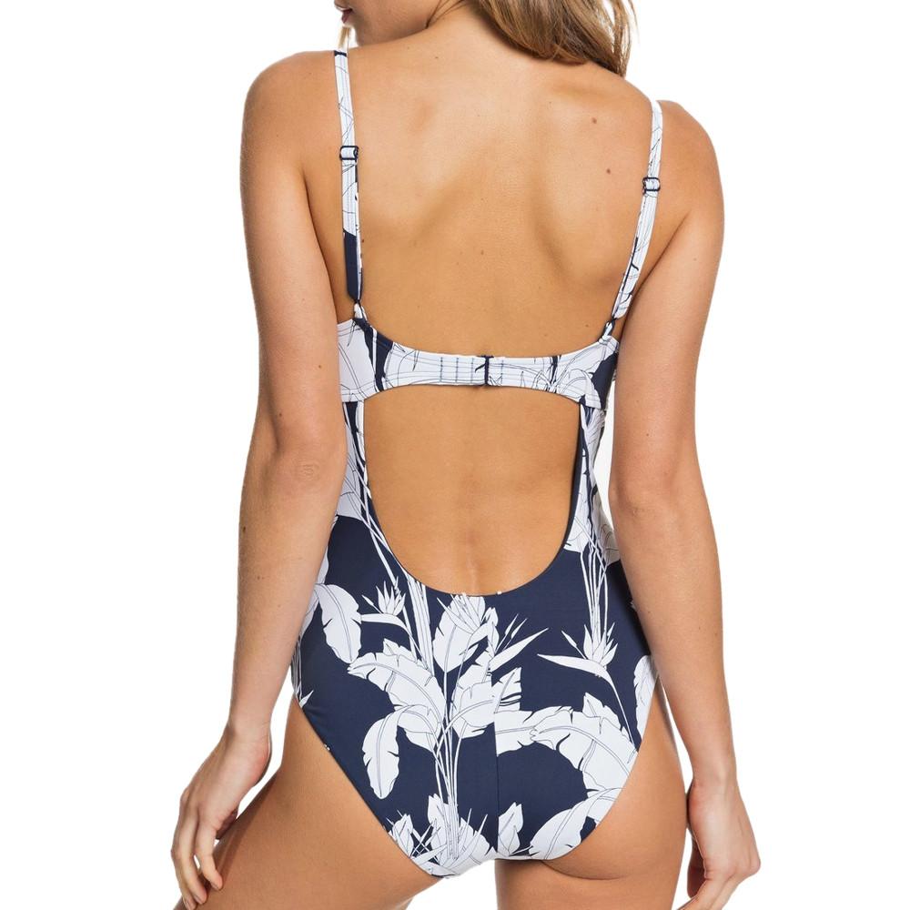 Maillot De Bain 1pièce Marine Femme Roxy Printed Beach Classics vue 2