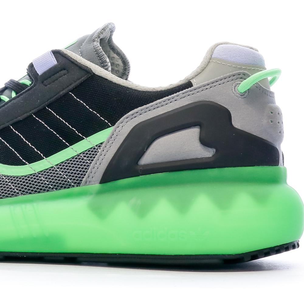 Baskets Noires/Vertes Homme Adidas Zx 5k Boost vue 7