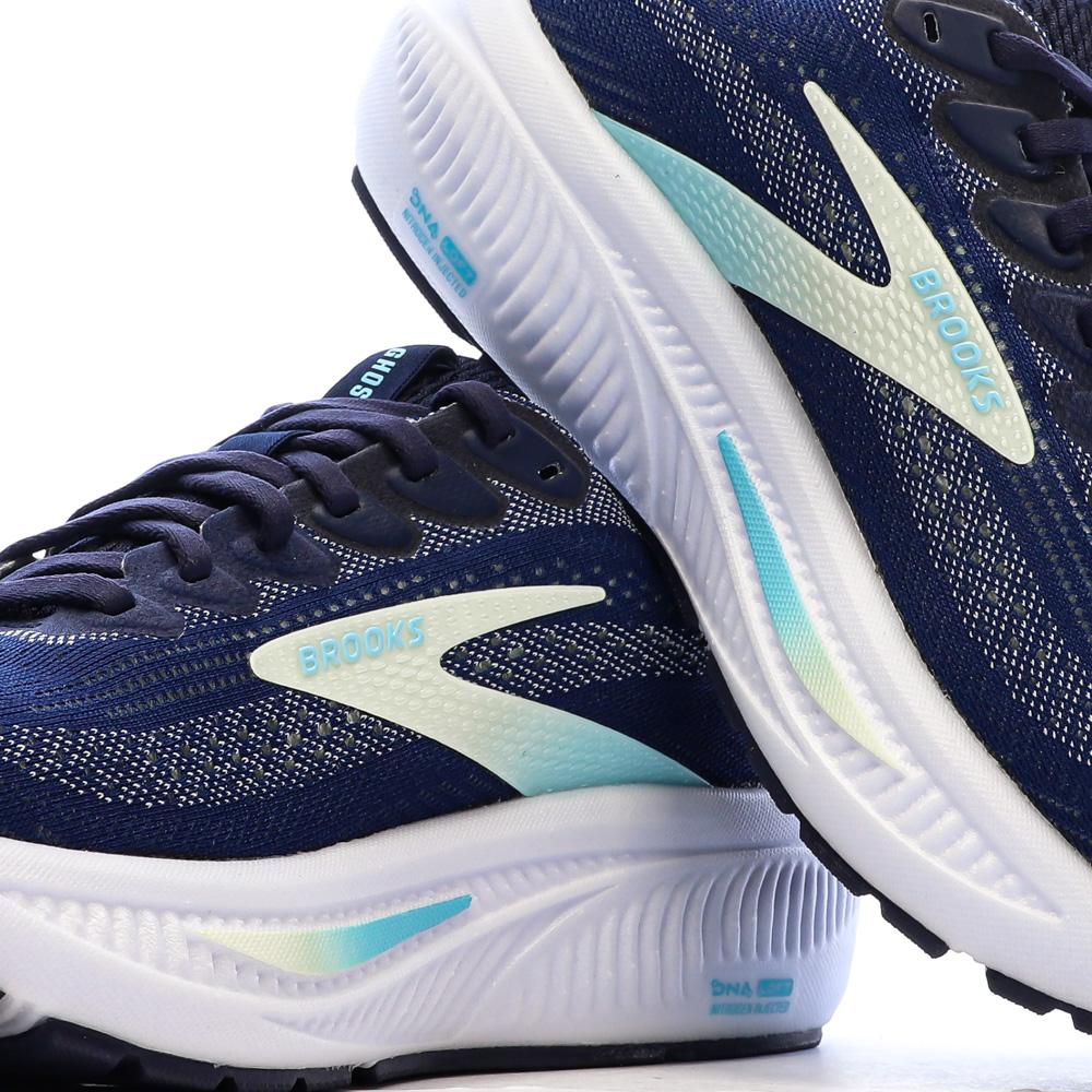 Chaussures de Running Bleu Homme Brooks Ghost 17 [6a7b473651cbf] vue 7