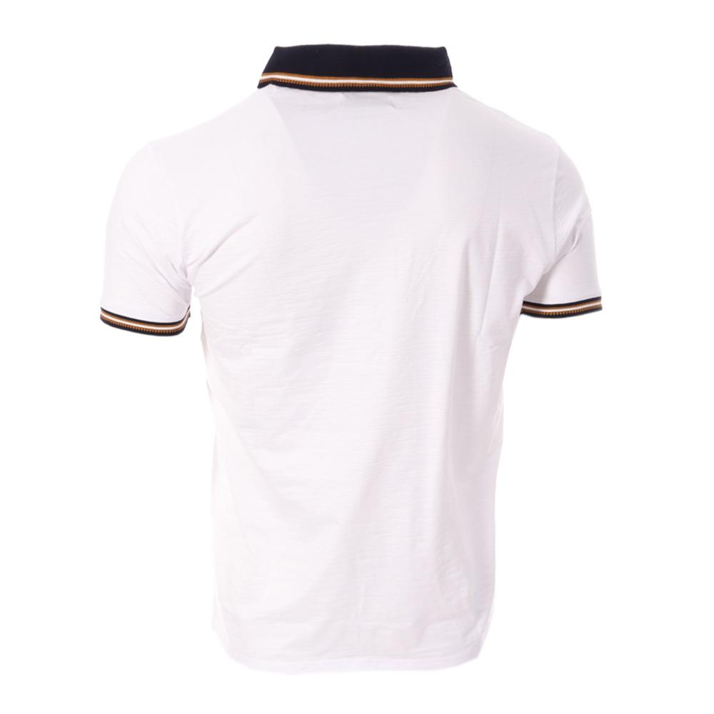 Polo Blanc/Marine Homme RMS26 91318 vue 2