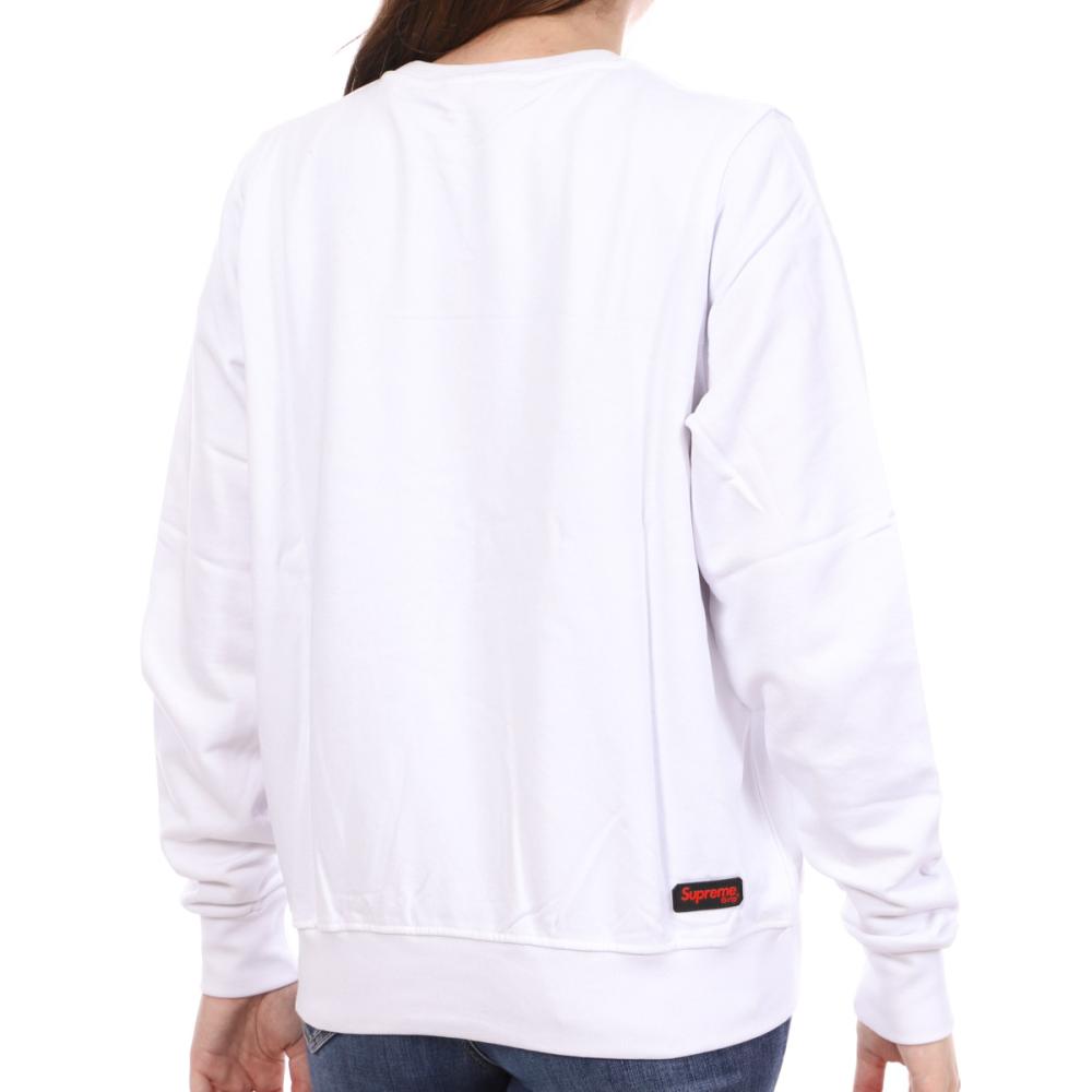 Sweat Blanc/Vert Femme Supreme Grip Rosalba vue 2
