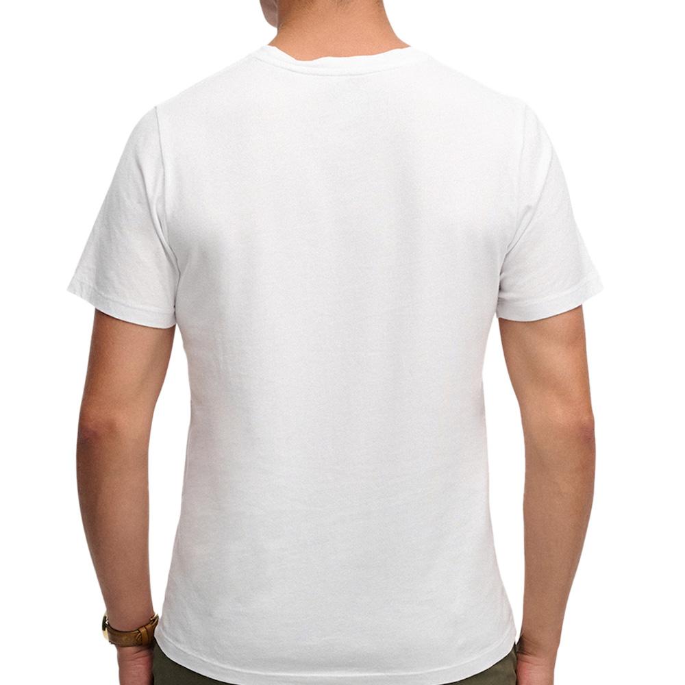 Camiseta Superdry Classic Essential Blanco, Hombre ver 2