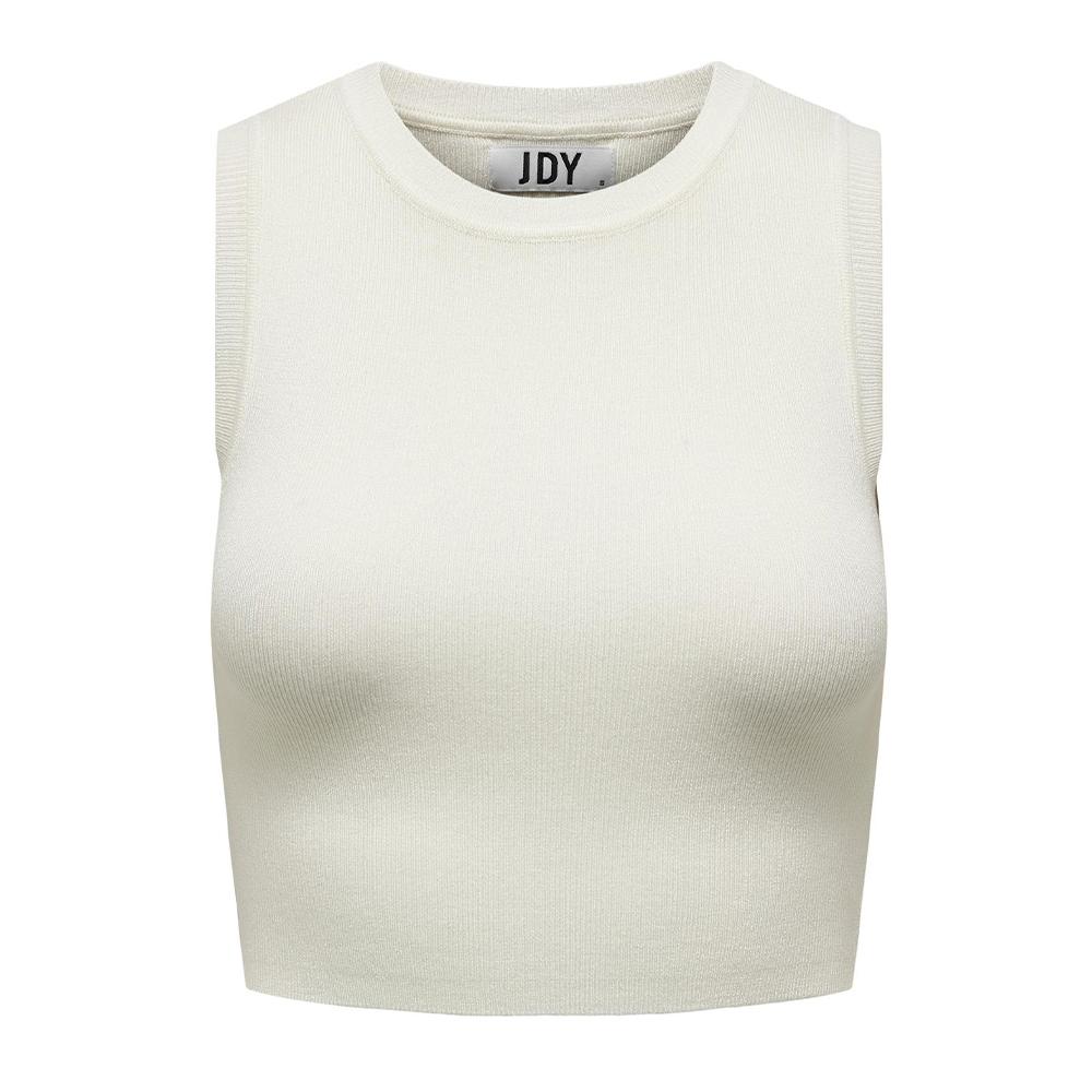 Crop Top Écru Femme Jdy Cirkeline pas cher