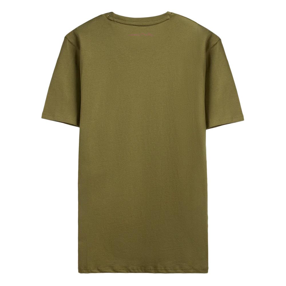 T-shirt Kaki Homme Teddy Smith 11017024D0 vue 2