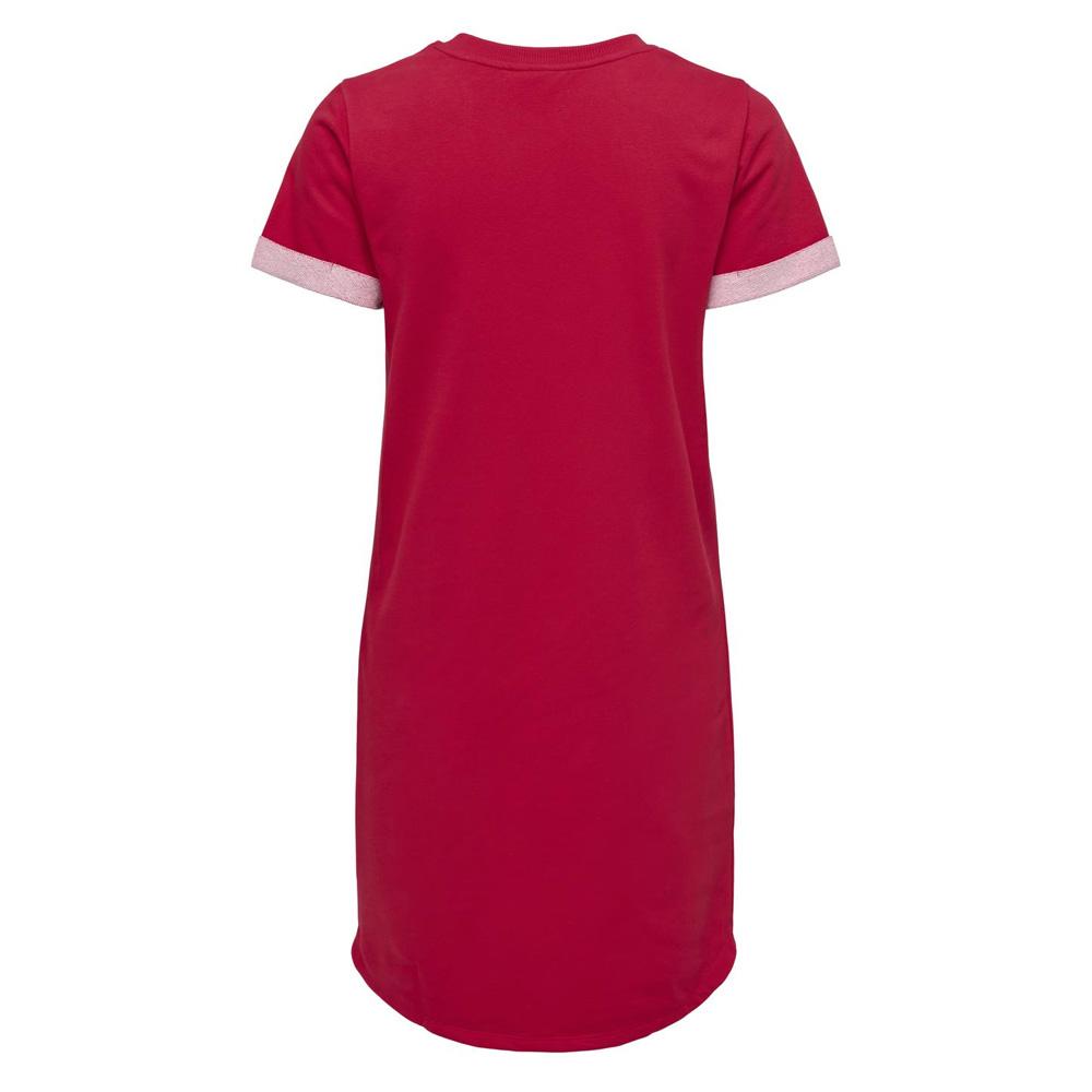 Robe Sweat Rouge Femme JDY IVY FPU vue 2