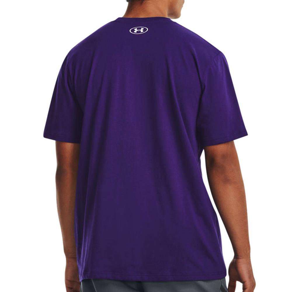 T-shirt Violet Homme Under Armour Camo vue 2