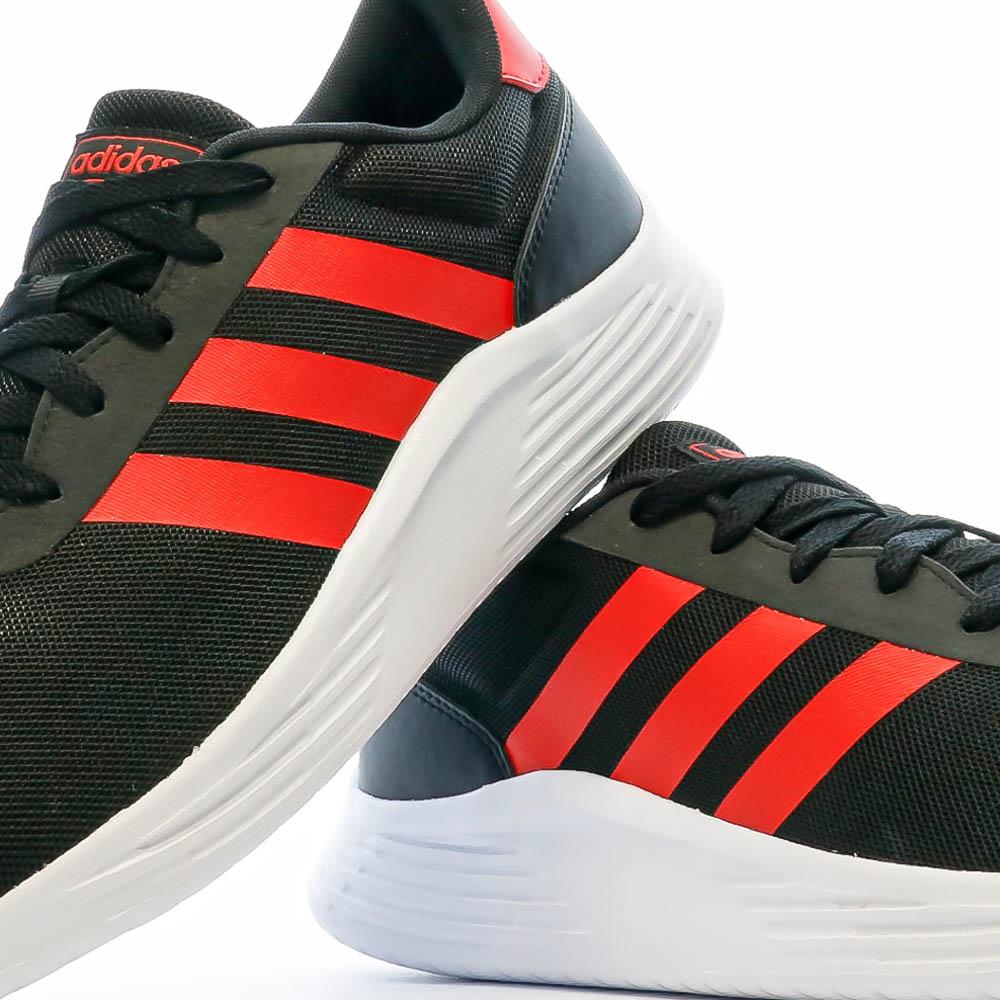 Chaussures de Running Noires/Rouges Homme Adidas Lite Racer 2.0 vue 7