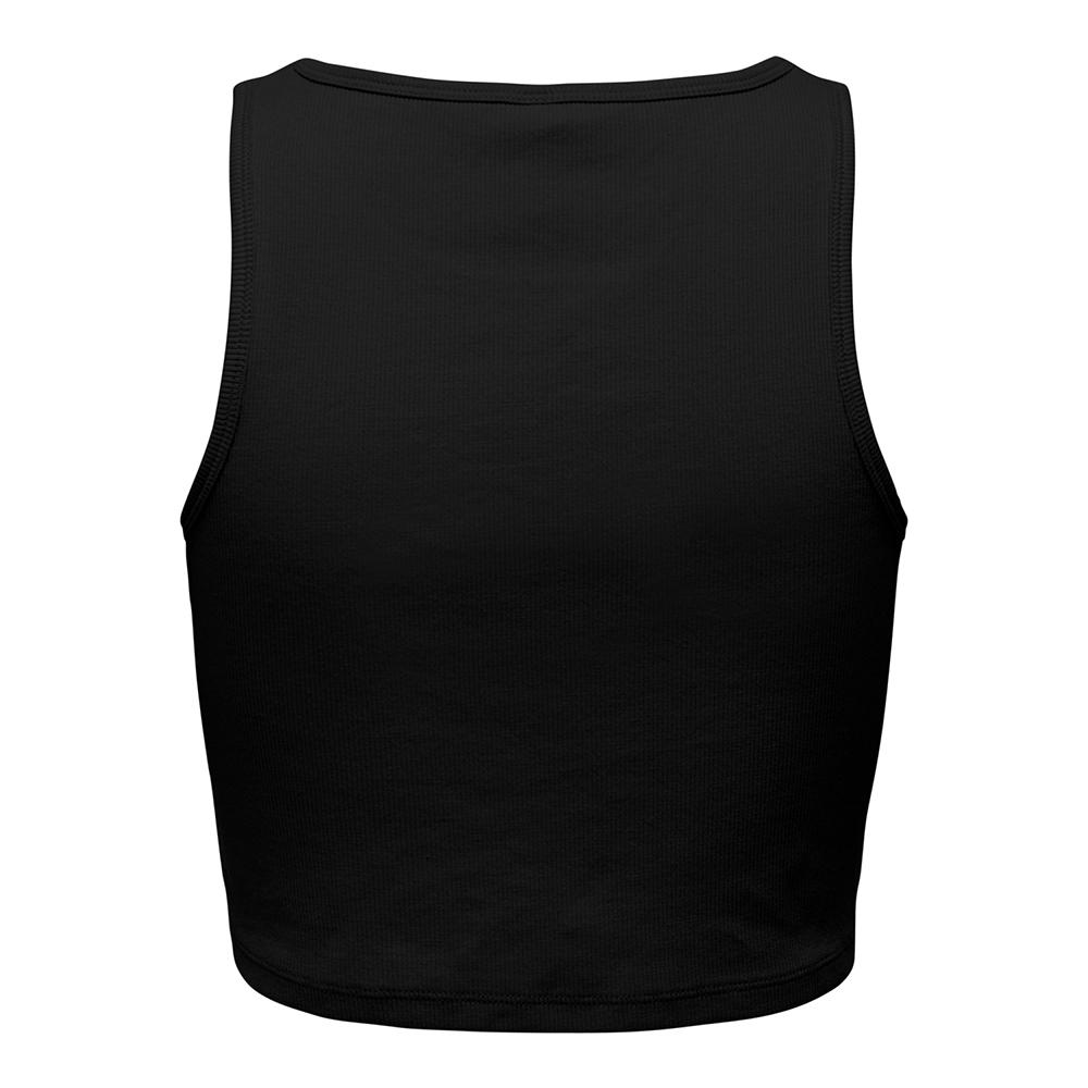 Crop Top Noir Femme JDY Sofia vue 2