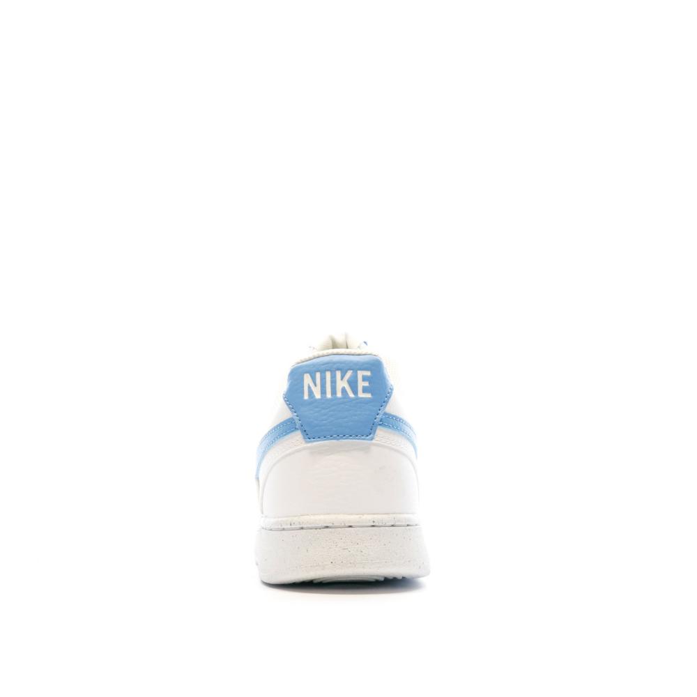 Baskets Blanches/Bleu Homme Nike Court Vision Low vue 3