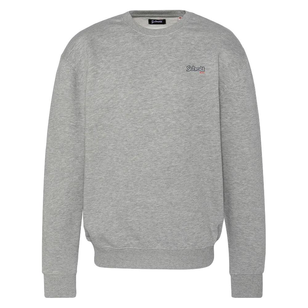 Sweat Gris Homme Schott Stan pas cher