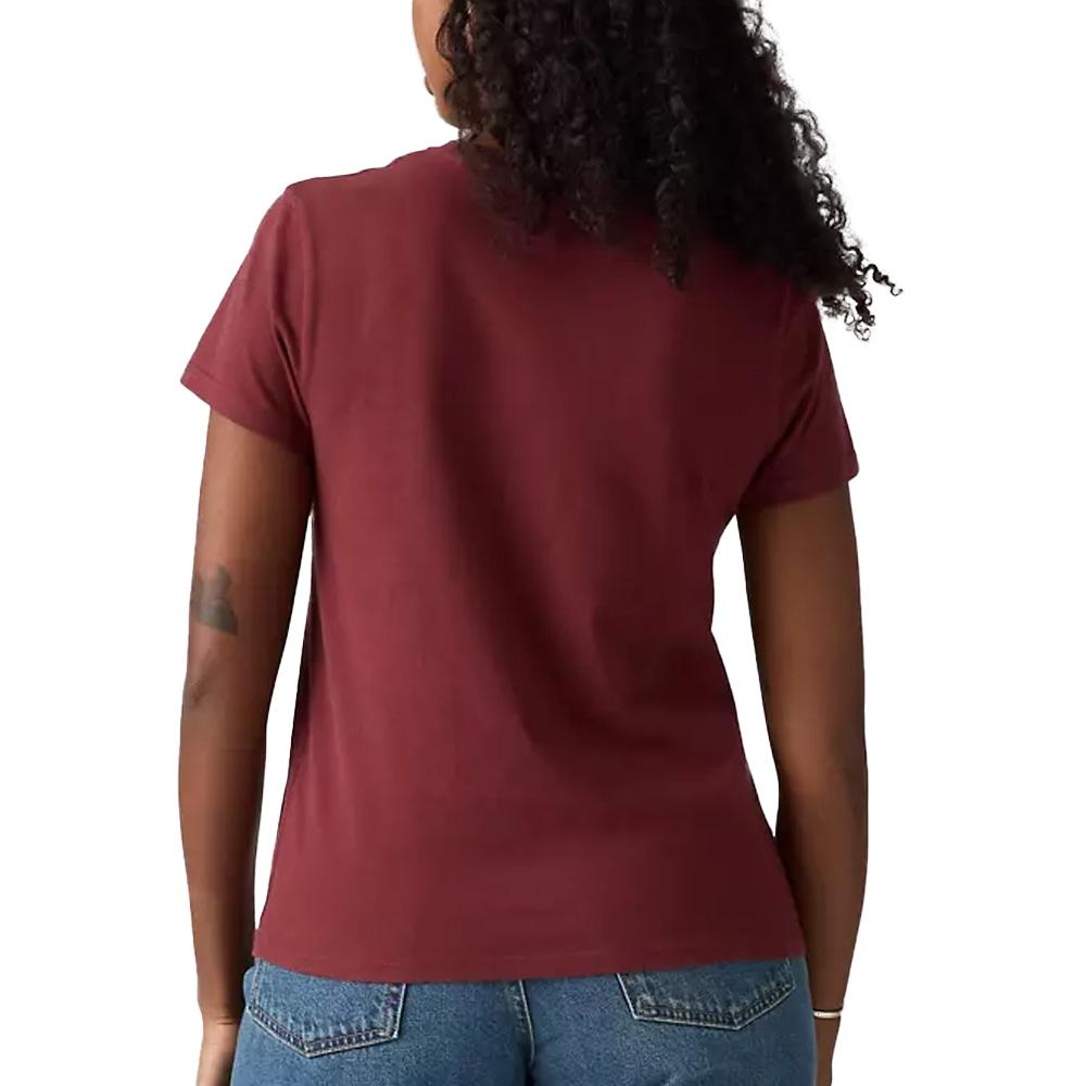 Women's Levi's Perfect Blacks Bordeaux T-Shirt 39185 Photo of the Espace des Marques %store% store - view of %key%