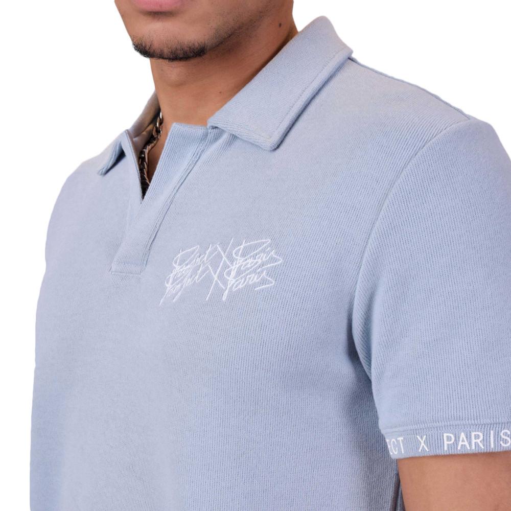 Polo Bleu Homme Project X Paris 0201 vue 3