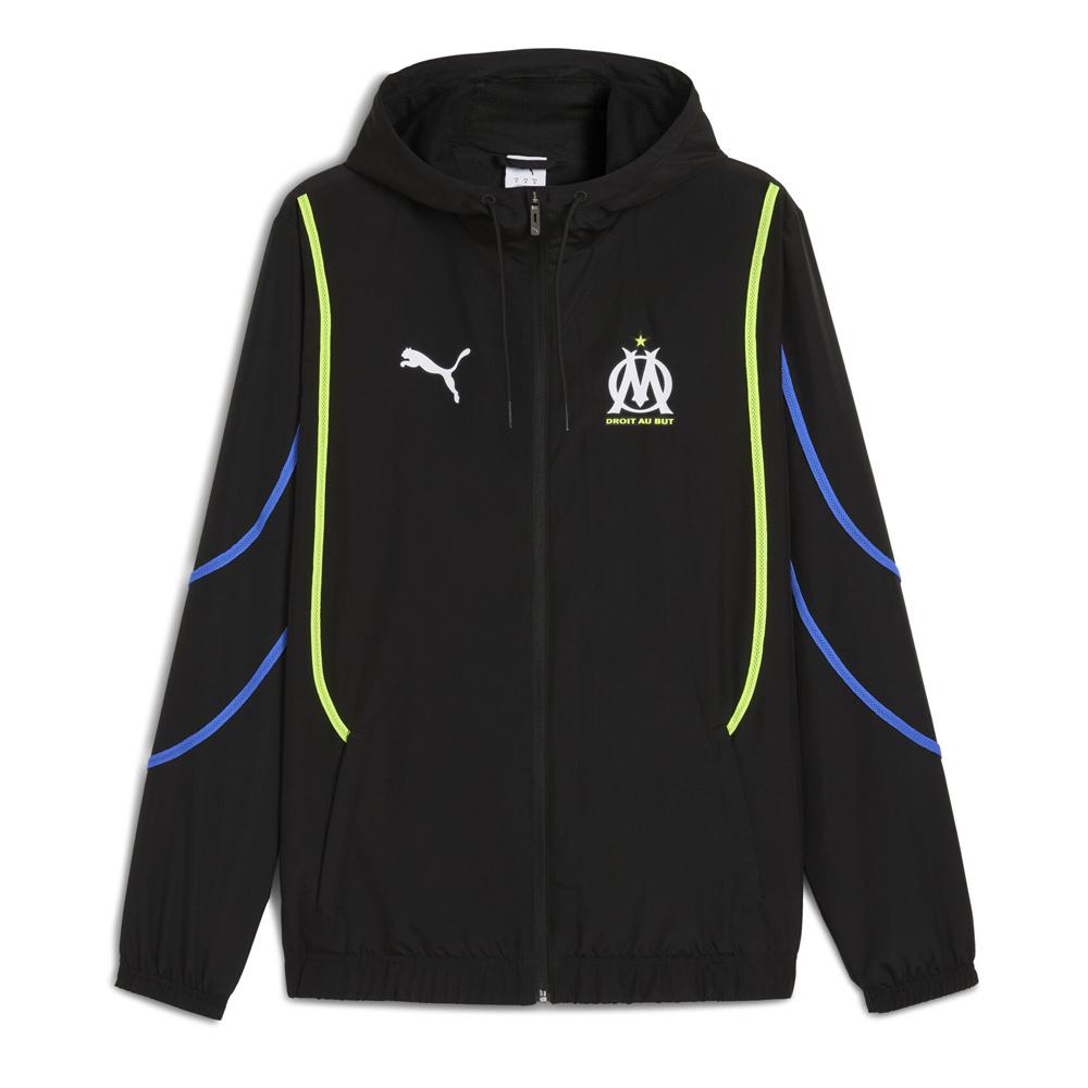 OM Veste Noire Homme Puma 2024/25 pas cher