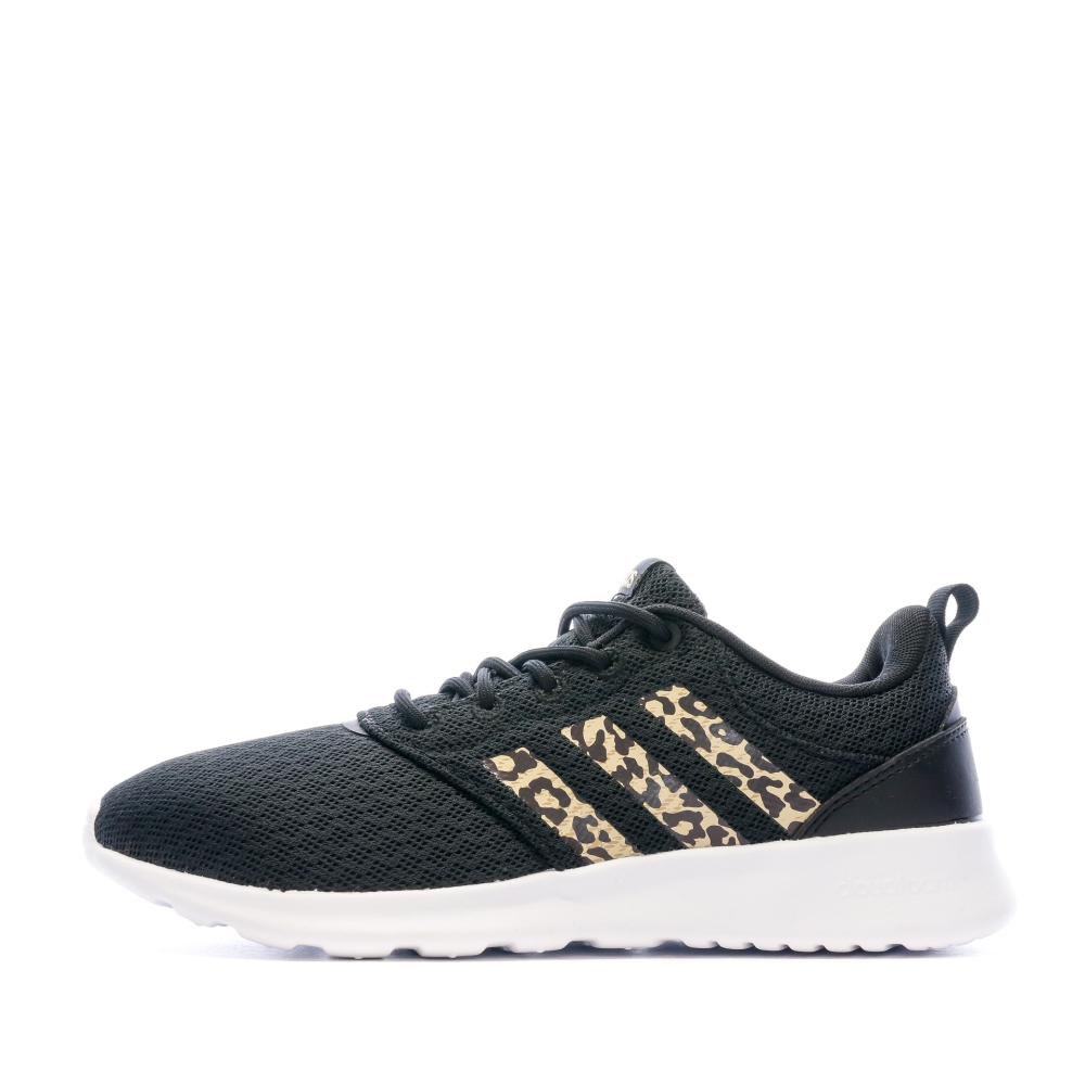 Baskets Noirs Femme Adidas Qt Racer 2.0 pas cher