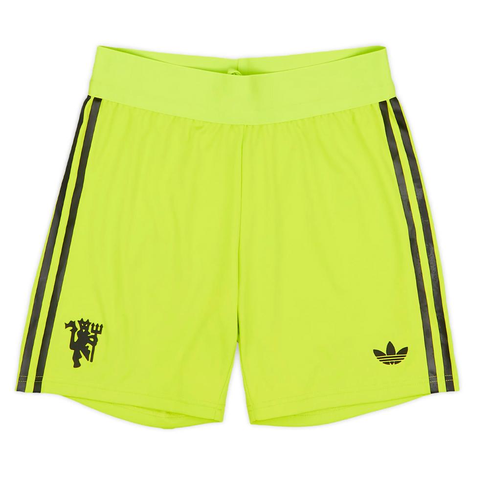 Manchester United Short de gardienne de but Jaune Adidas 2024-25 pas cher