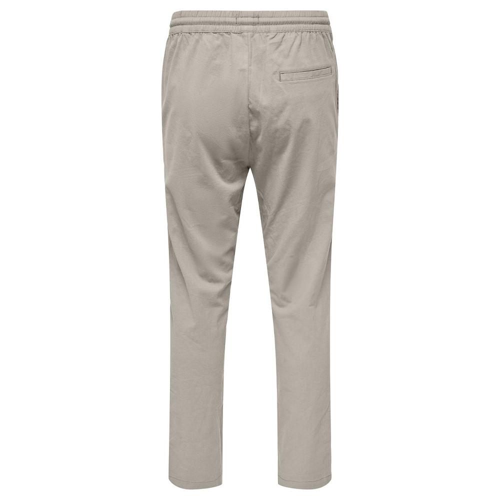 Pantalon fluide Beige Homme Only & Sons Capri vue 2
