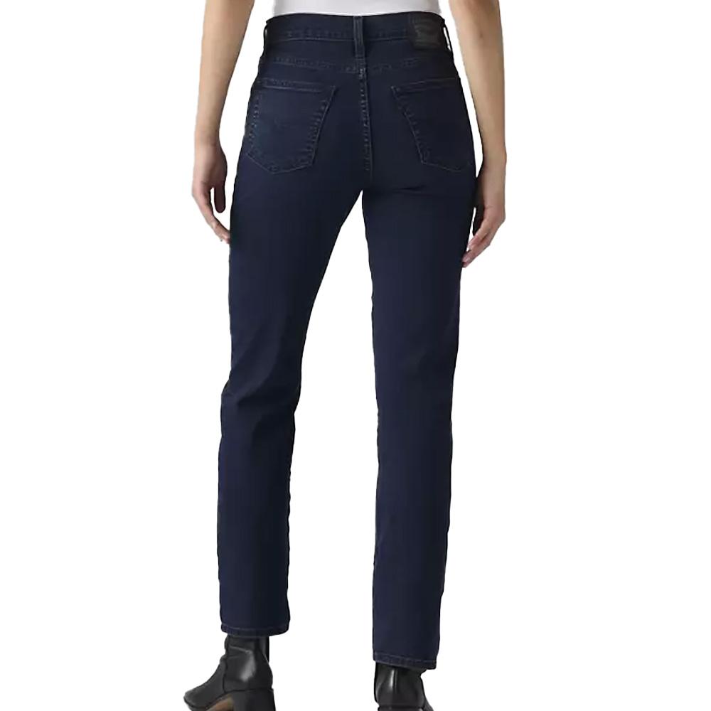 Jean 724 Bleu Marine Femme Levi's High Rise Straight 18883 vue 2