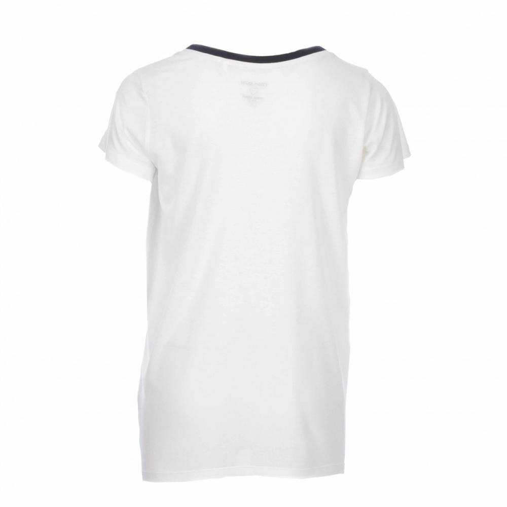 T-shirt blanc fille Teddy Smith Twelvo vue 2
