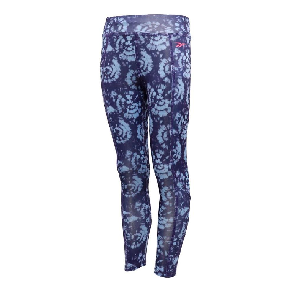 Legging violet fille Reebok Tie Dye Legging pas cher