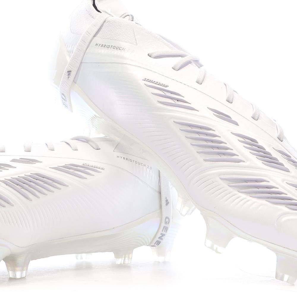 Chaussures de football Blanches Homme Adidas Predator Elite vue 7