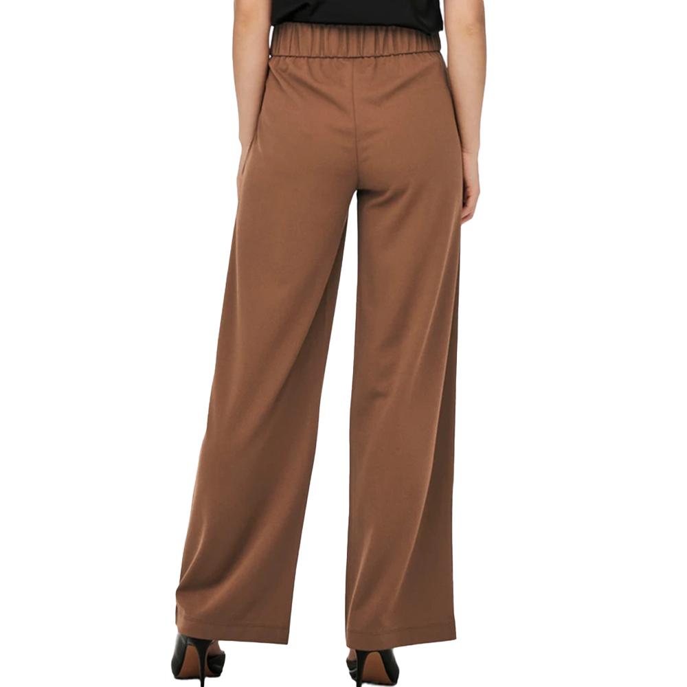 Pantalon Marron Foncé Femme JDY Geggo vue 2