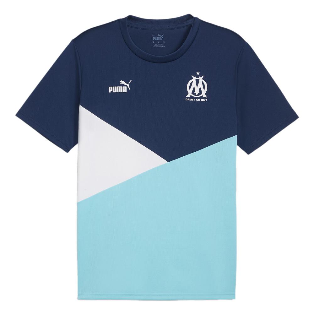 OM T-shirt Bleu Homme Puma Poly pas cher