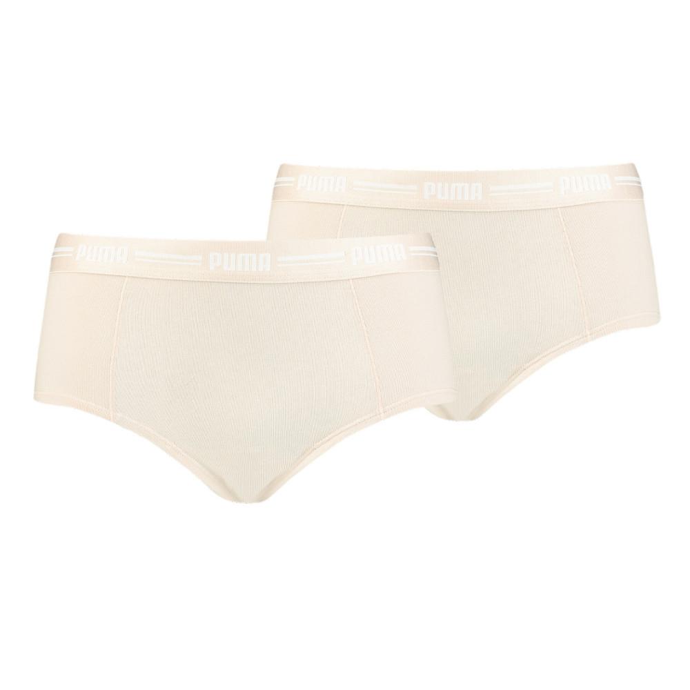 x2 Culottes Rose Pale Femme Puma Mini Short pas cher