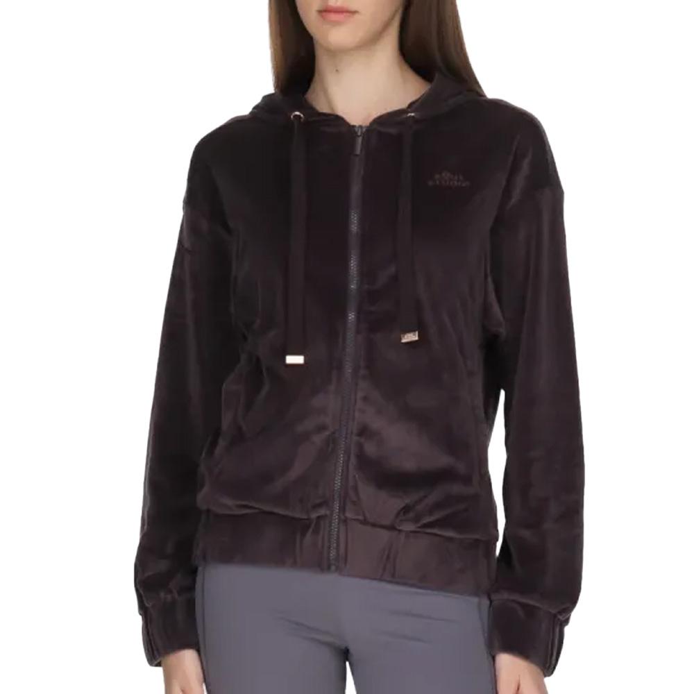 Veste en velours Marron Femme Soul Studio Hoody pas cher