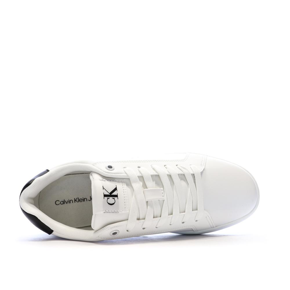 Baskets Blanches Homme Calvin Klein Jeans Classic Cupsole YM0YM01369 vue 4