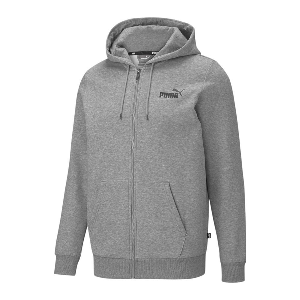 Sweat Zippé Gris Homme Puma Essential 586702 pas cher