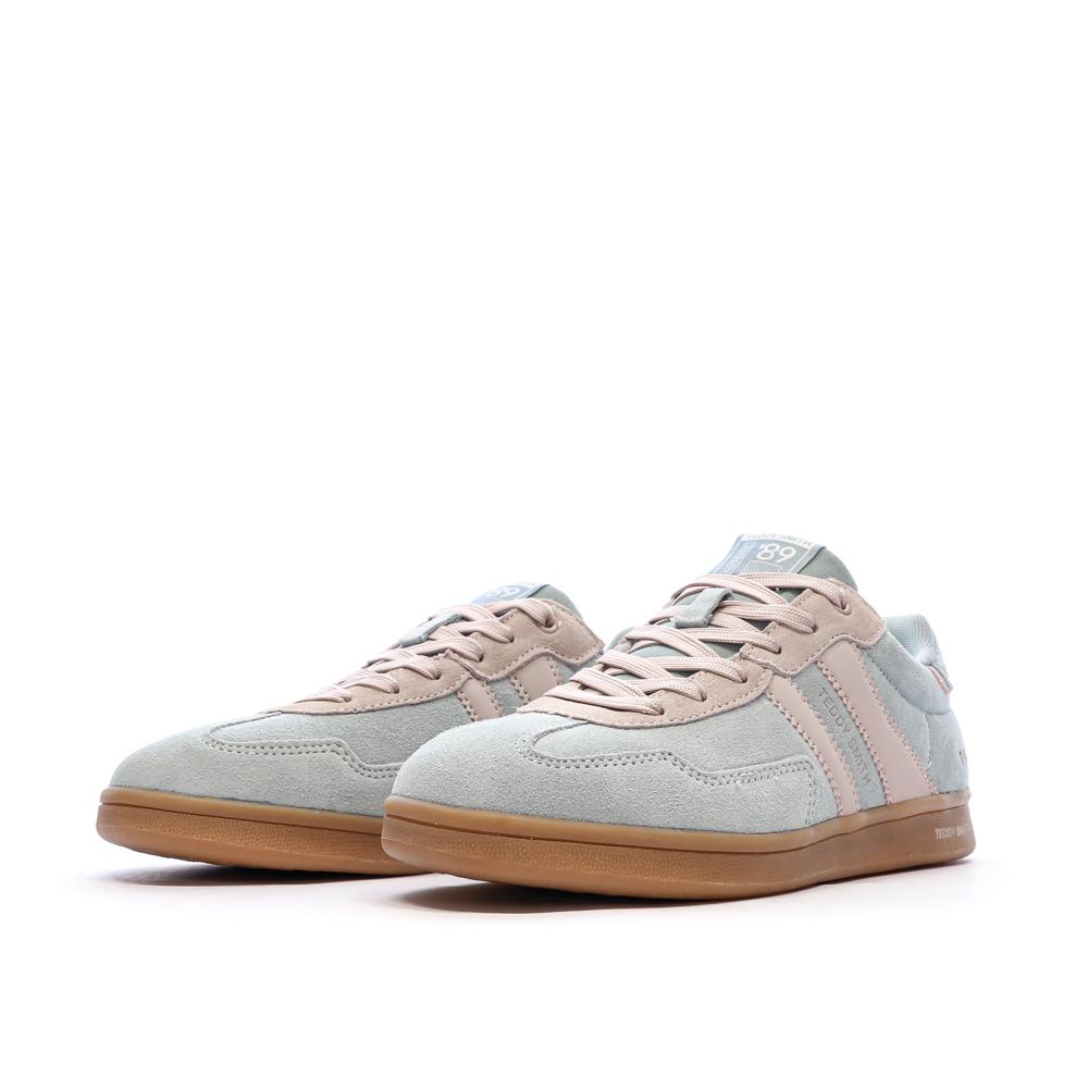 Baskets Turquoise/Rose Femme Teddy Smith 120519 vue 6