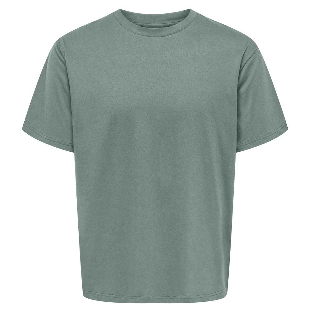 T-shirt Vert D'eau Homme Only & Sons Chinois pas cher