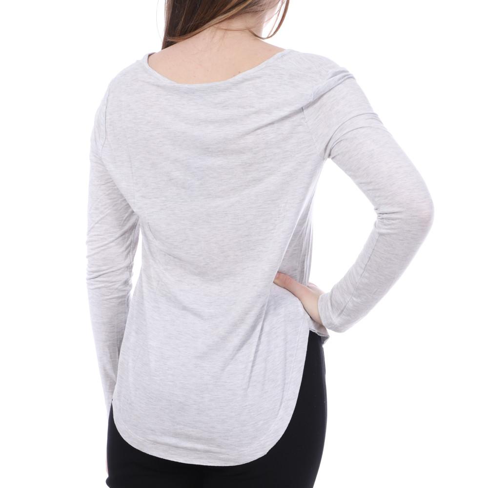 T-shirt Gris Manches longues Femme French Connection Marley vue 2