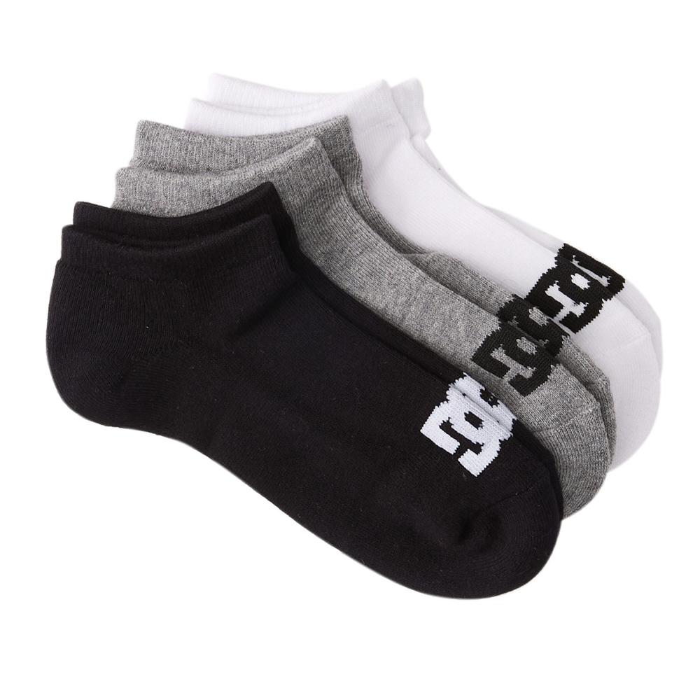 x3 Paires de Chaussettes Noires/Blanc Dc shoes ADYA pas cher
