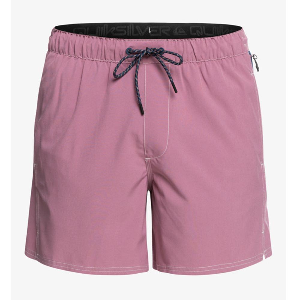 Pantalones cortos de color rosa para hombre Quiksilver High Point 16 barato