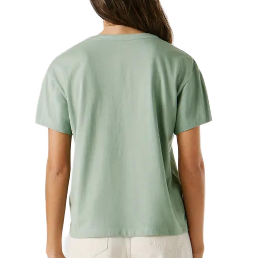 Green Women's T-Shirt Pepe jeans Pjl L Nd Photo of the Espace des Marques %store% store - view of %key%