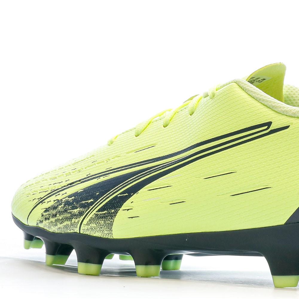 Chaussures de Football Jaune Garçon Puma Ultra Play vue 7