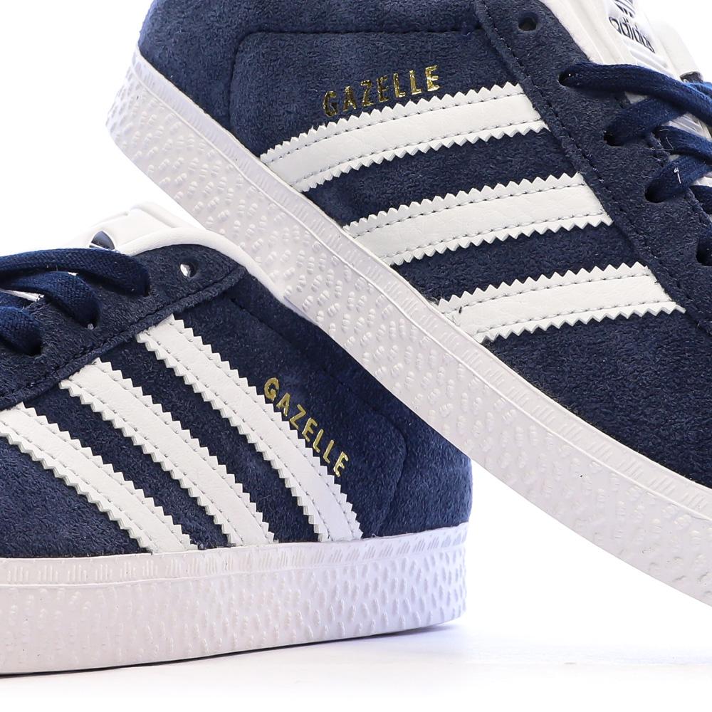 Baskets Gazelle Marine Mixte Adidas vue 7