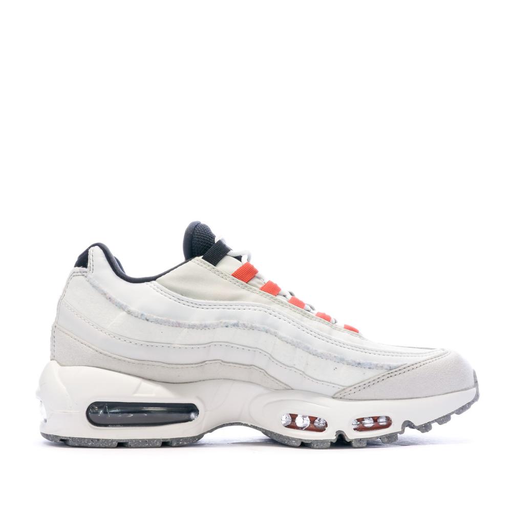 Baskets Blanches Homme Nike Air Max 95 vue 2