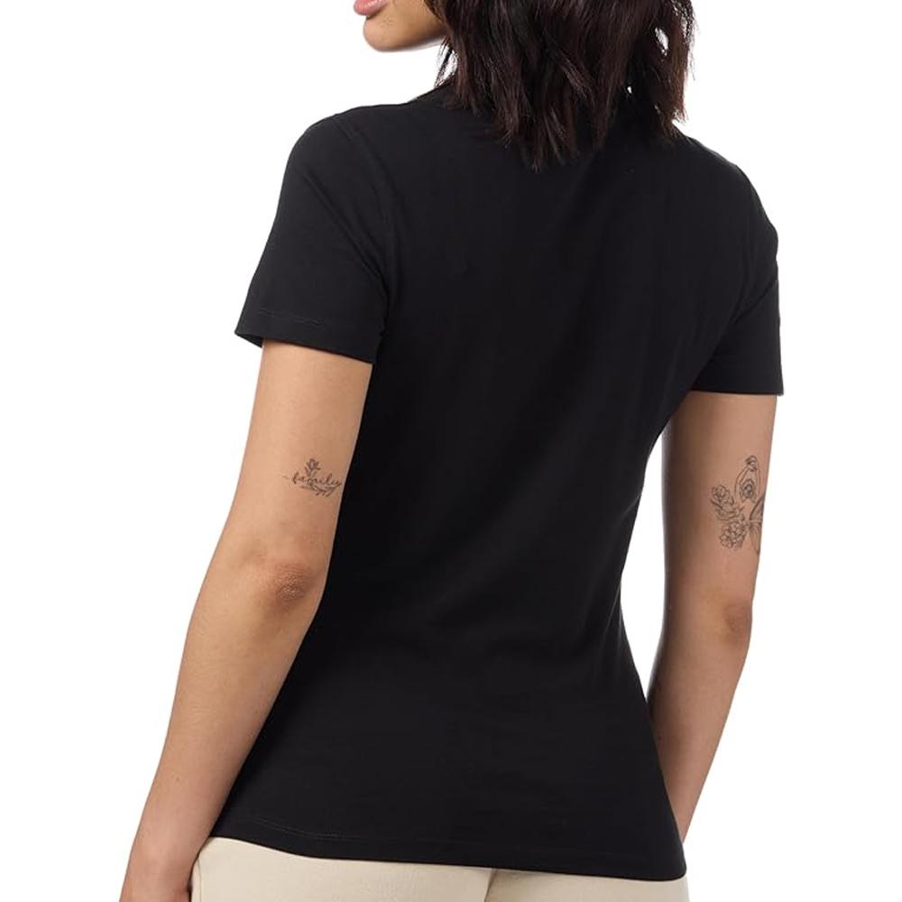 T-shirt Noir Femme Calvin Klein Jeans Printed vue 2