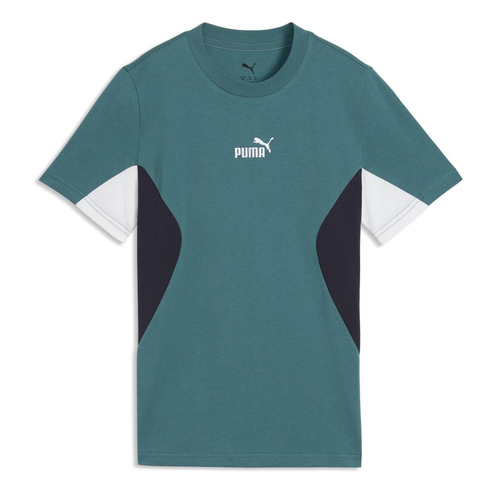 T-Shirt Vert Garçon Puma Ess Block pas cher
