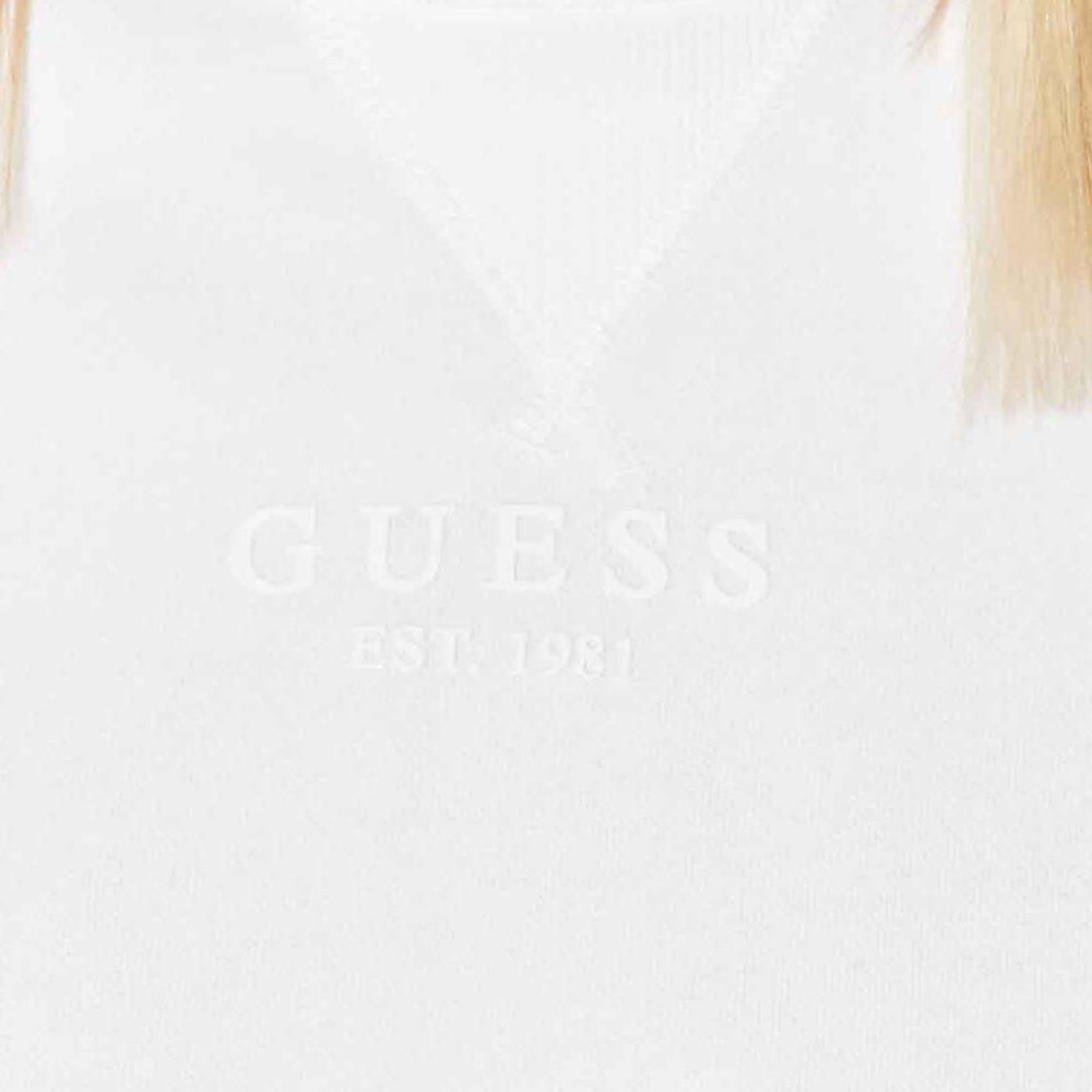 Sweat Blanc Femme Guess vue 3