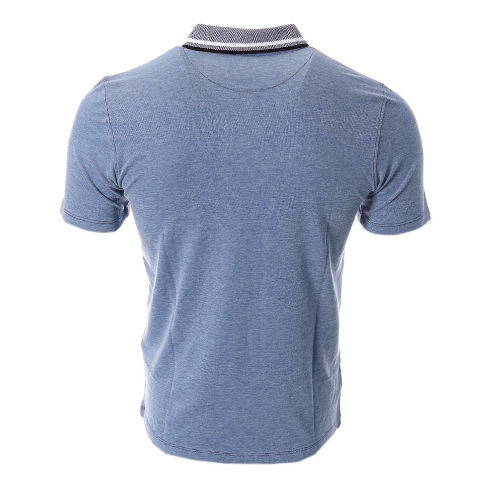 Polo Bleu Homme Jack & Jones Paulos Play 12175007 vue 2