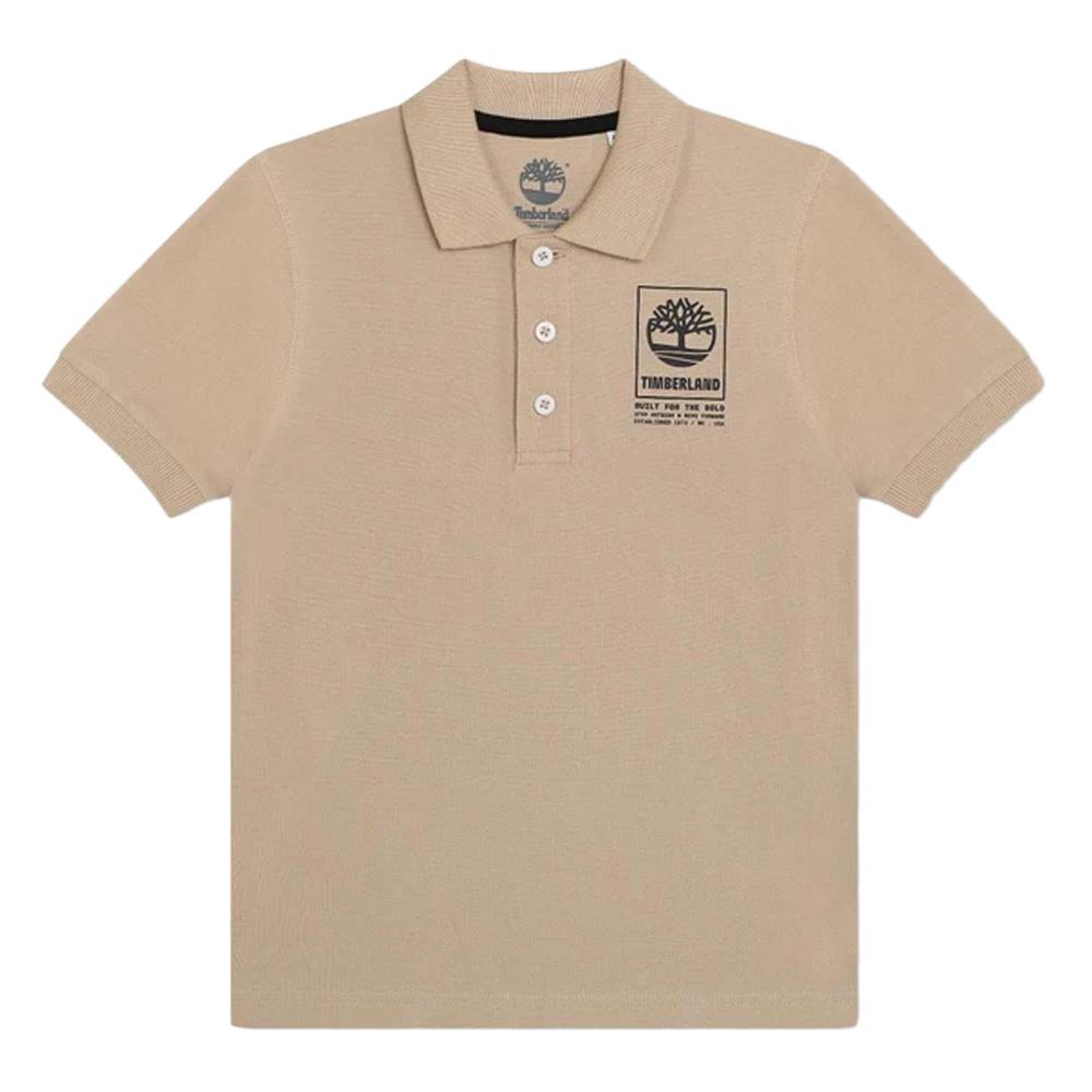 Polo Beige Garçon Enfant Timberland T60061 pas cher