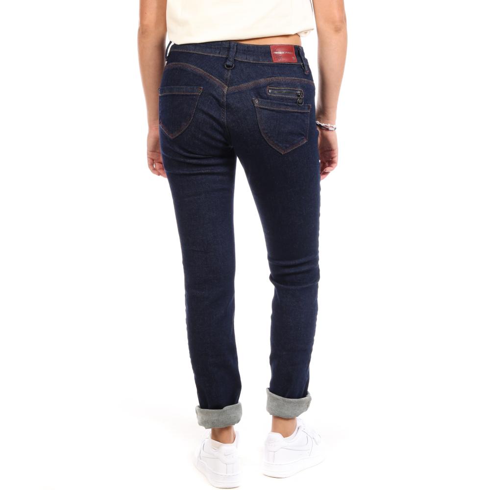 Jean Slim Bleu Femme Freeman Porter Alexa vue 2