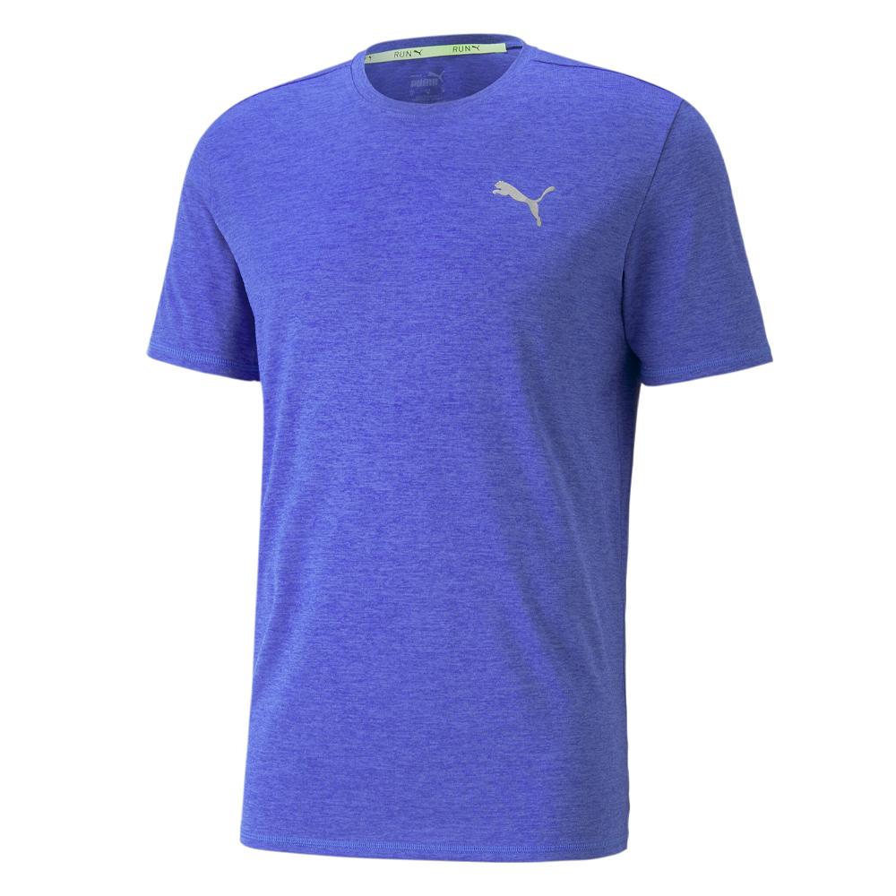 T-Shirt Bleu Homme Puma Run Favorite pas cher