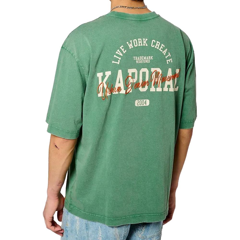 Kaporal JOEY Men’s Green T-shirt Photo of the Espace des Marques %store% store - view of %key%