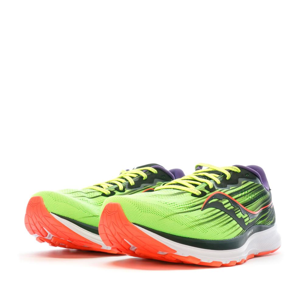 Chaussures de running Jaune Homme Saucony Ride 14 vue 6